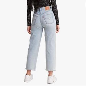Levi’s straight ankle rib cage jeans